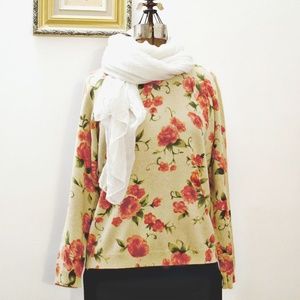 Alfred Dunner Sweater Floral